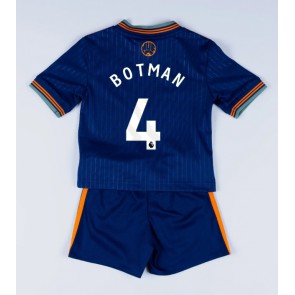 Newcastle United Sven Botman #4 Replik 3rd trikot Kinder 2025-26 Kurzarm (+ Kurze Hosen)